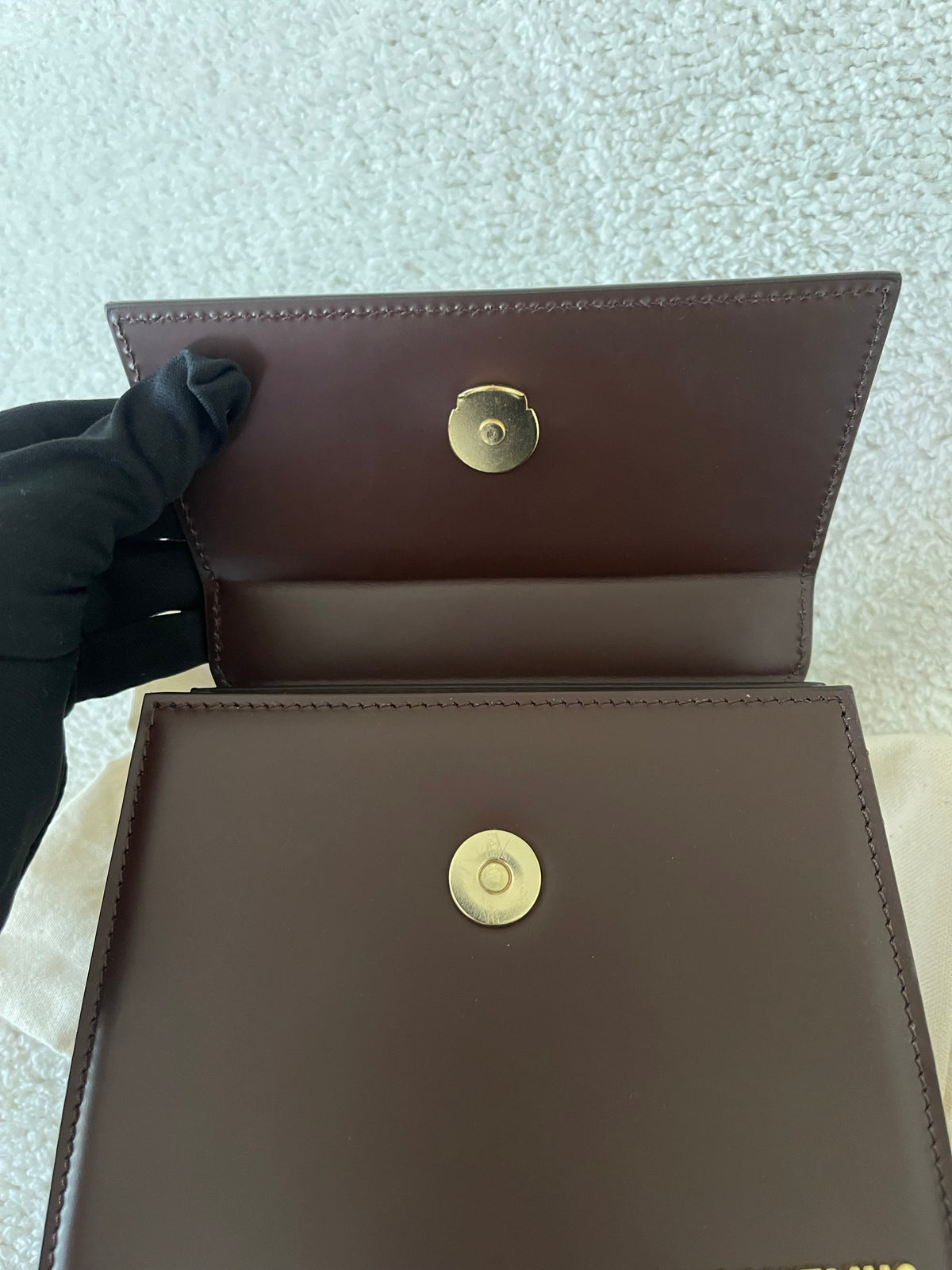 JACQUEMUS BROWN SMALL CROSSBODY