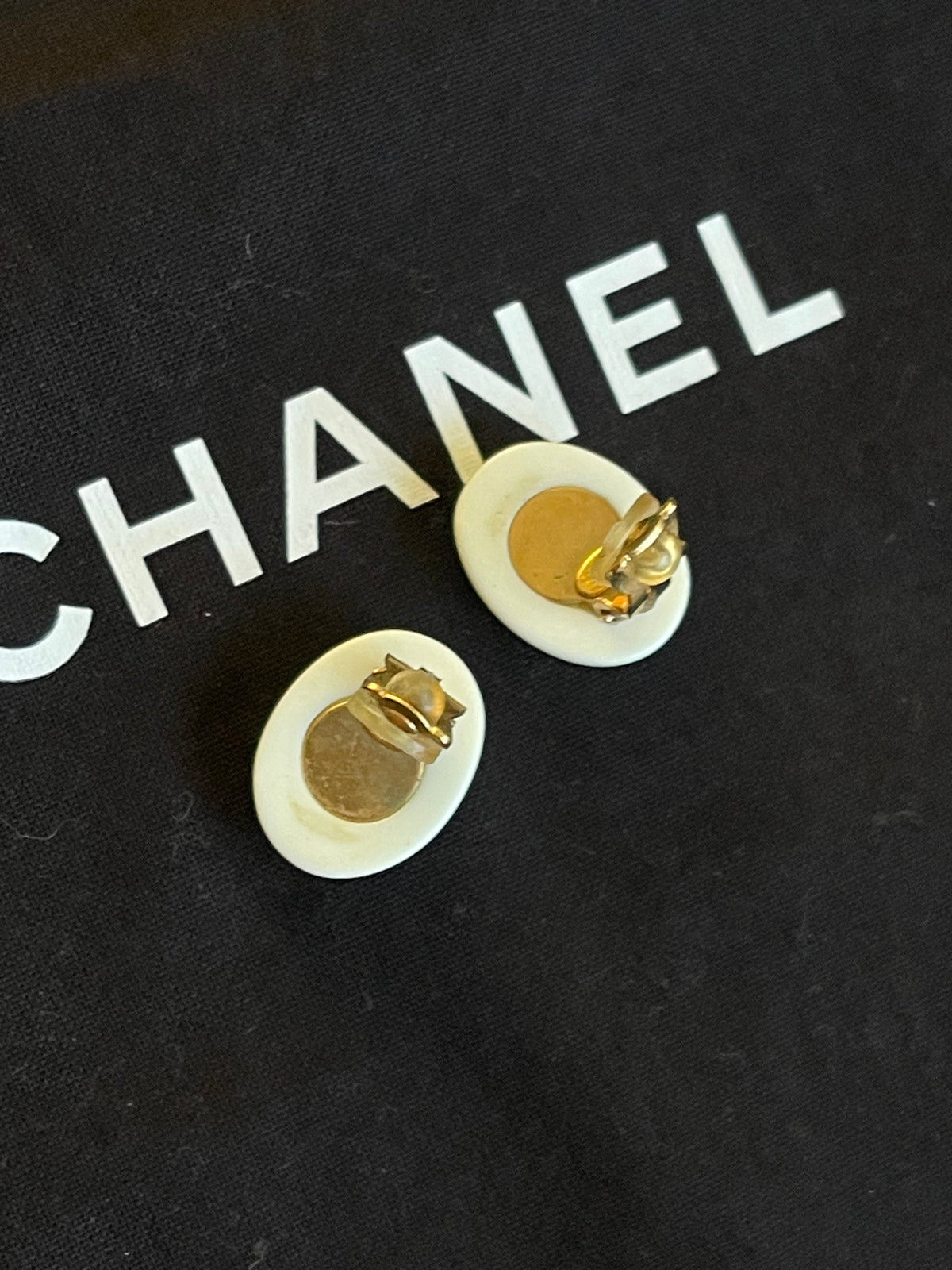 CHANEL EARRINGS CLIPS VINTAGE