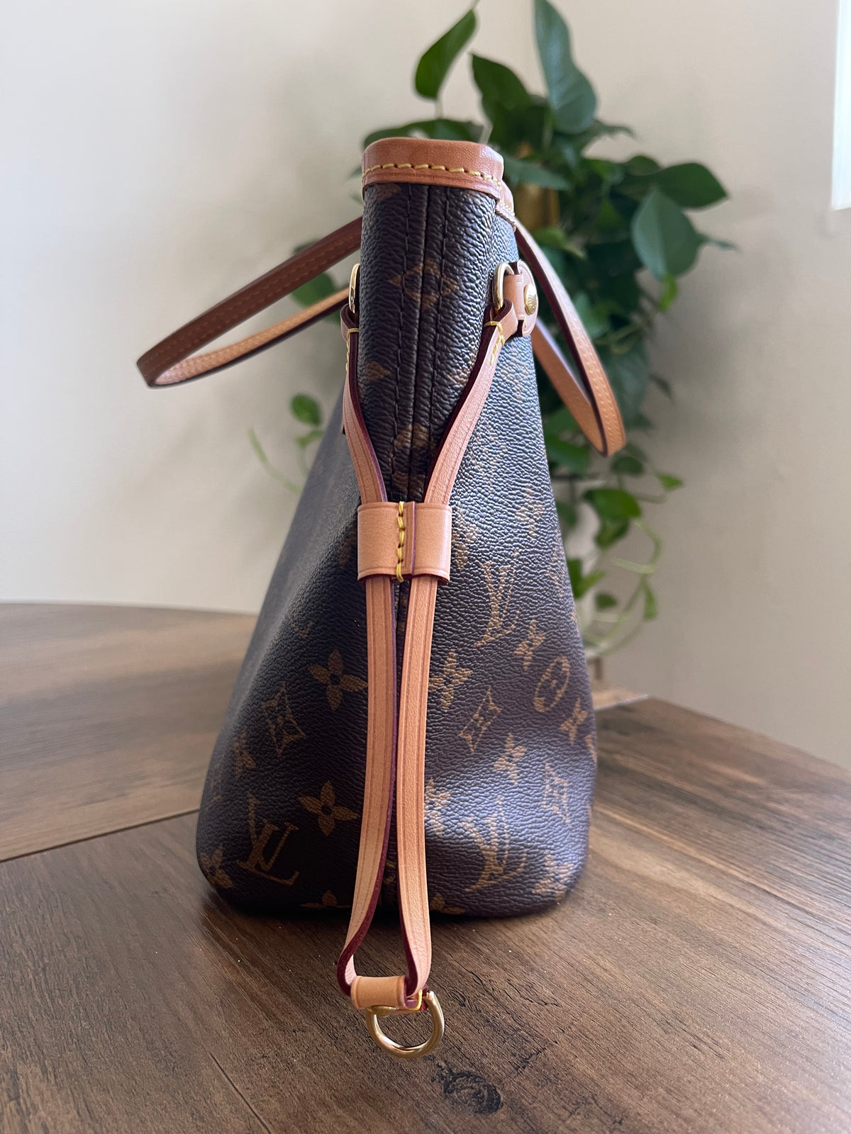 LOUIS VUITTON PM NEVERFULL MONOGRAM WITH POUCH