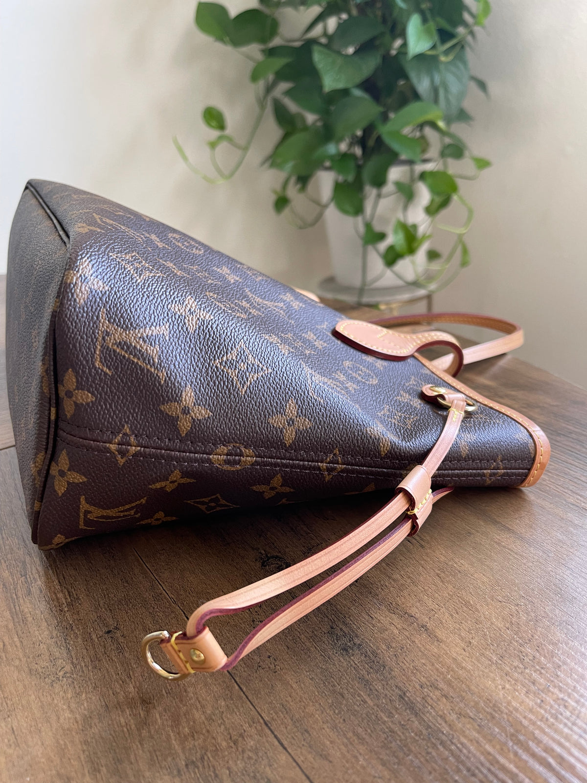 LOUIS VUITTON PM NEVERFULL MONOGRAM WITH POUCH