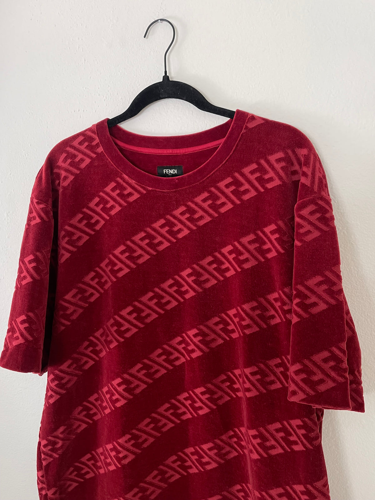 FENDI SUEDE T SHIRT XL-L