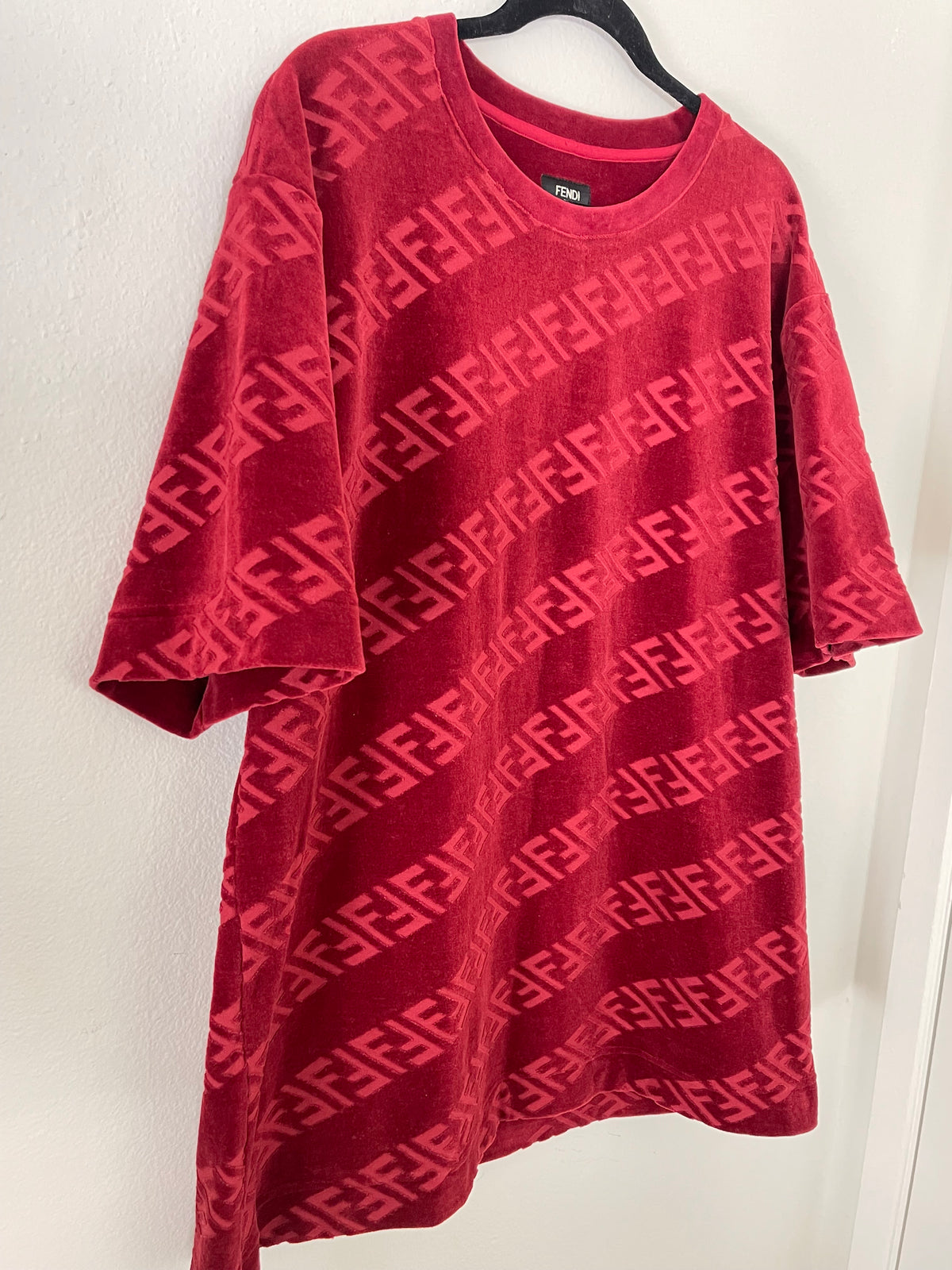 FENDI SUEDE T SHIRT XL-L
